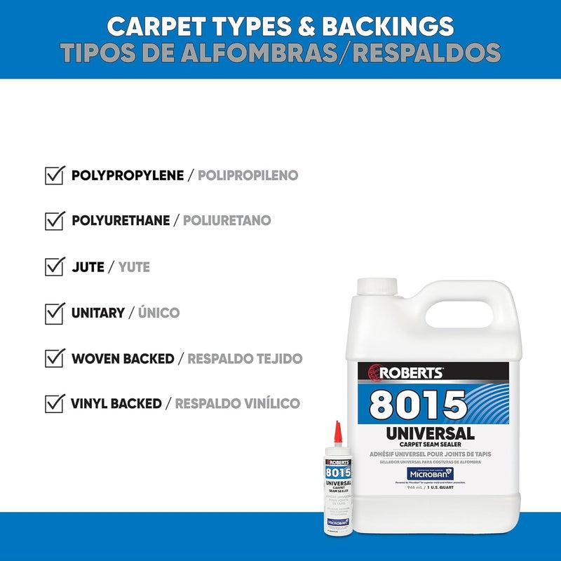 Roberts 8015-A Solvent Free Universal Carpet Seam Sealer - 236 ml - Image 3